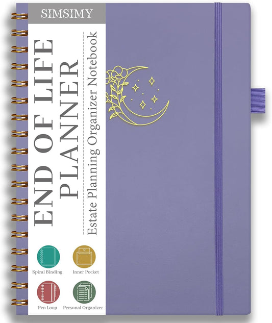Cabos Shop : End of Life Planner – Estate Planning & Important Information Organizer | Final Wishes & Legacy Workbook