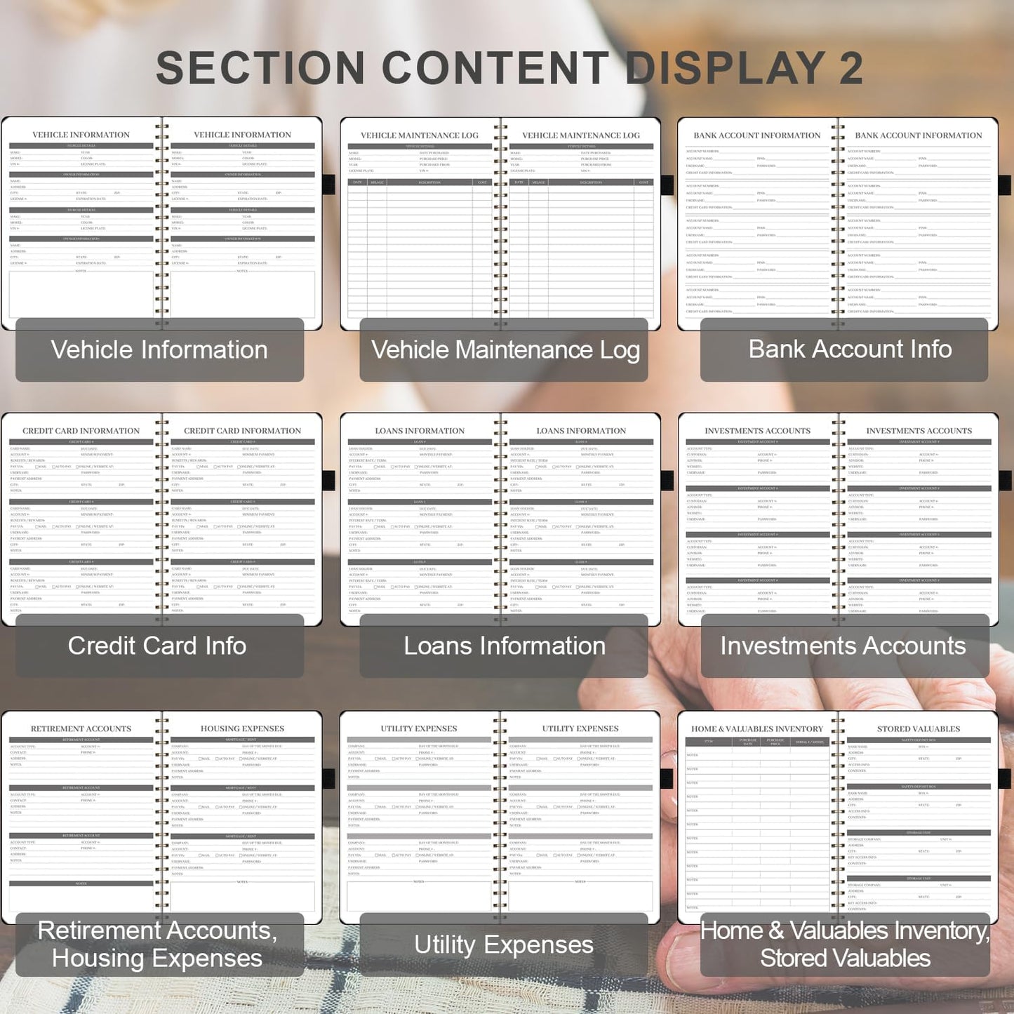 Cabos Shop : End of Life Planner – Estate Planning & Important Information Organizer | Final Wishes & Legacy Workbook